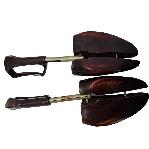 Vtg Florsheim Travel Trees Shoe Keeper 5 Cedar Split Toe Form Stretcher 11-13 - Picture 6 of 9